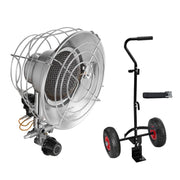 Propane Tank Top Heater with Portable Trolley, 15000 BTU Rapid Heating 180-Degree Infrared Radiant Tank Top V952-BWGDJRQBWGTCMP69D001V0