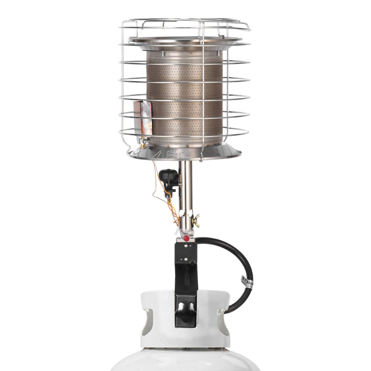 Propane Tank Top Heater, 42000 BTU Rapid Heating 360-Degree Infrared Radiant Tank Top Gas Heater, Stepless V952-BWGDJRQDFRQDTZBEJ001V0