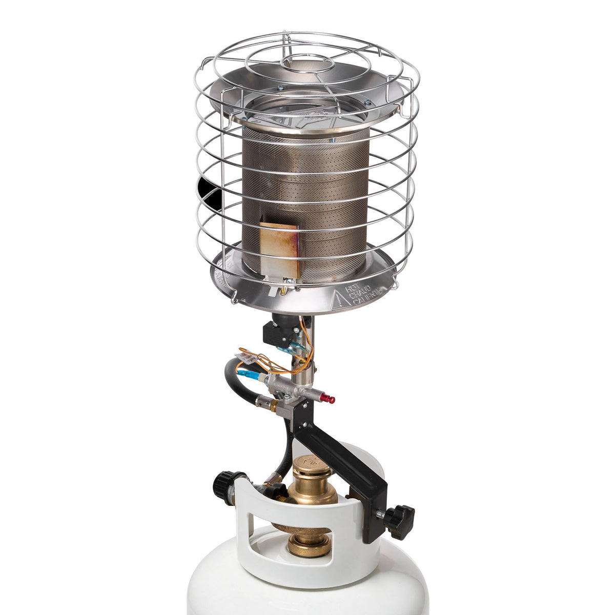 Propane Tank Top Heater, 42000 BTU Rapid Heating 360-Degree Infrared Radiant Tank Top Gas Heater, Stepless V952-BWGDJRQDFRQDTZBEJ001V0