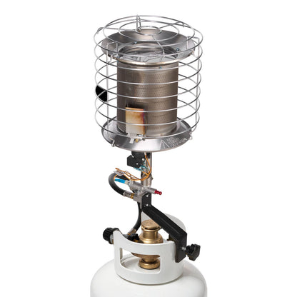 Propane Tank Top Heater, 42000 BTU Rapid Heating 360-Degree Infrared Radiant Tank Top Gas Heater, Stepless V952-BWGDJRQDFRQDTZBEJ001V0