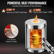12KG Propane Smelting Furnace Kit Melting Furnace Double Burners 2700 degrees F V952-BWRJLGMA12KG2W54OV0
