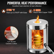 6KG Propane Melting Furnace Kit Melting Furnace Stainless Steel 2700 degrees F V952-BWRJLGMAX6KG1TP2BV0