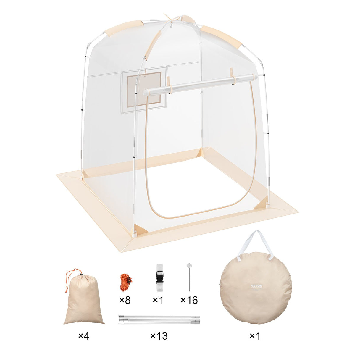 Sports Tent Instant Tent Shelter Weather Proof 1 Person Clear Bubble Tent V952-BWZPDRZTMFX5QJU6SV0