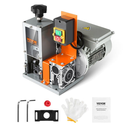 Automatic Wire Stripping Machine, 0.06''-1.18'' Electric Motorized Cable Stripper, 180 W, 60 ft/min Wire V952-BX180W11525MMAVETV3