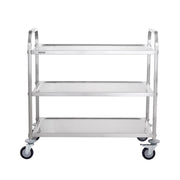 3-Tier Utility Cart Rolling Cart on Wheels 37.5"x20"x37.7" 450 LBS 6 Hooks V952-BXGCFTCCB374XSWSCV0
