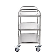 3-Tier Utility Cart Rolling Cart on Wheels 37.5"x20"x37.7" 450 LBS 6 Hooks V952-BXGCFTCCB374XSWSCV0