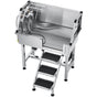 86.4 cm Dog Washing Station, Stainless Steel Pet Grooming Tub Bathtub, Professional Dog Wash Sink with V952-BXGCWYG34CZJFJ0C0002V0