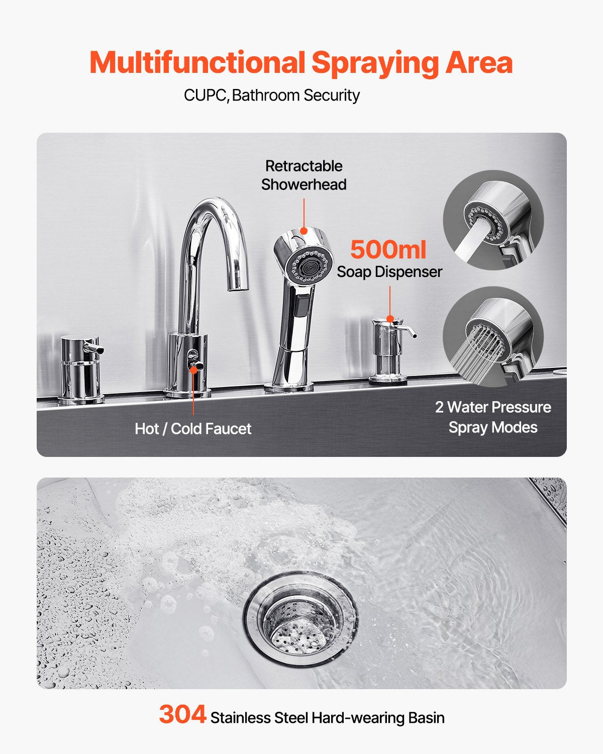 155 cm Dog Grooming Bath Tub Stainless Steel w Ramp Water Filter Left V952-BXGCWYG61CPDA9RVTV0
