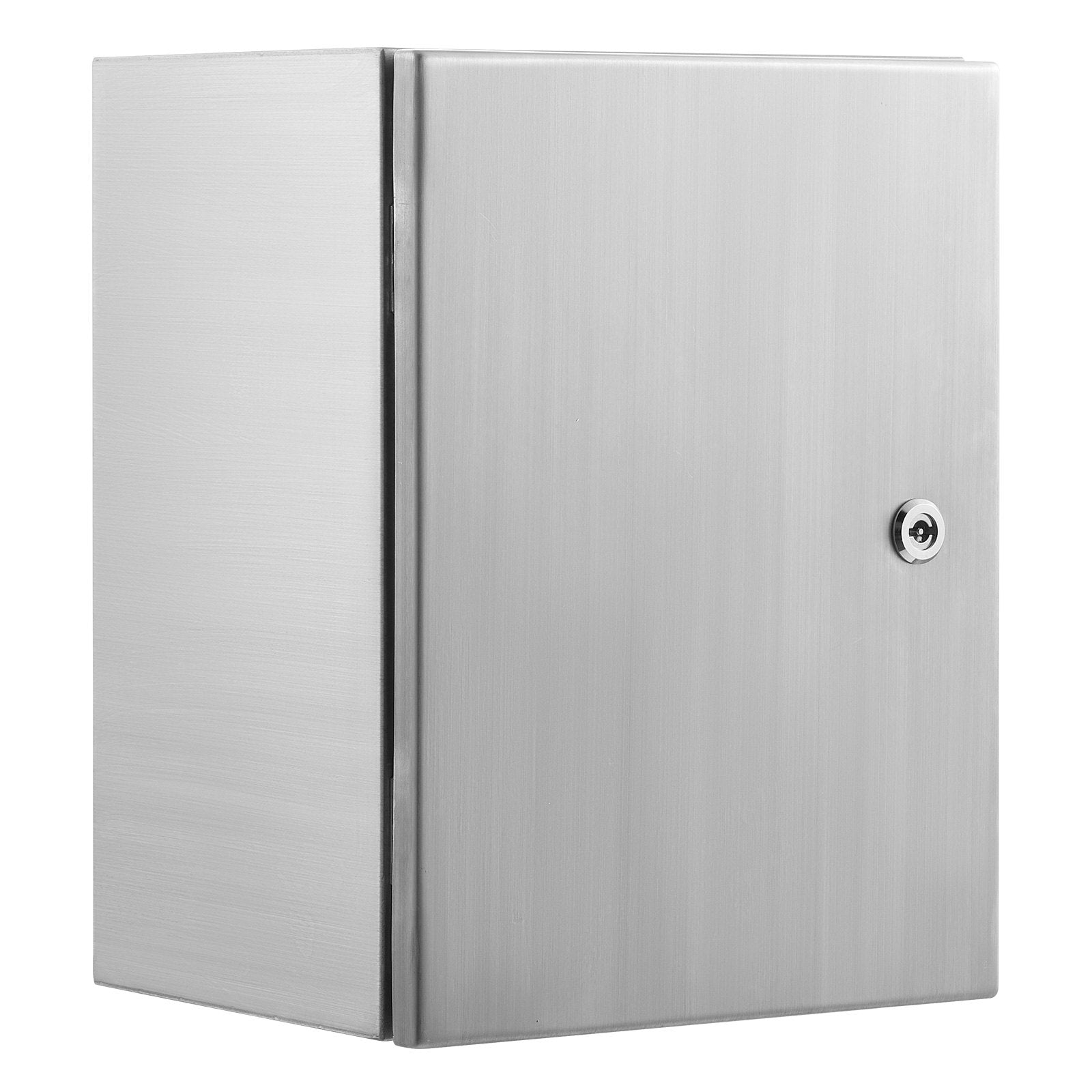 Steel Electrical Box, 40x30x25 cm, 304 Stainless Steel Electrical Enclosure Box, Wall-Mounted Outdoor V952-BXGDQX16X12XBMZY8V0