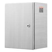 Steel Electrical Box, 40x30x25 cm, 304 Stainless Steel Electrical Enclosure Box, Wall-Mounted Outdoor V952-BXGDQX16X12XBMZY8V0