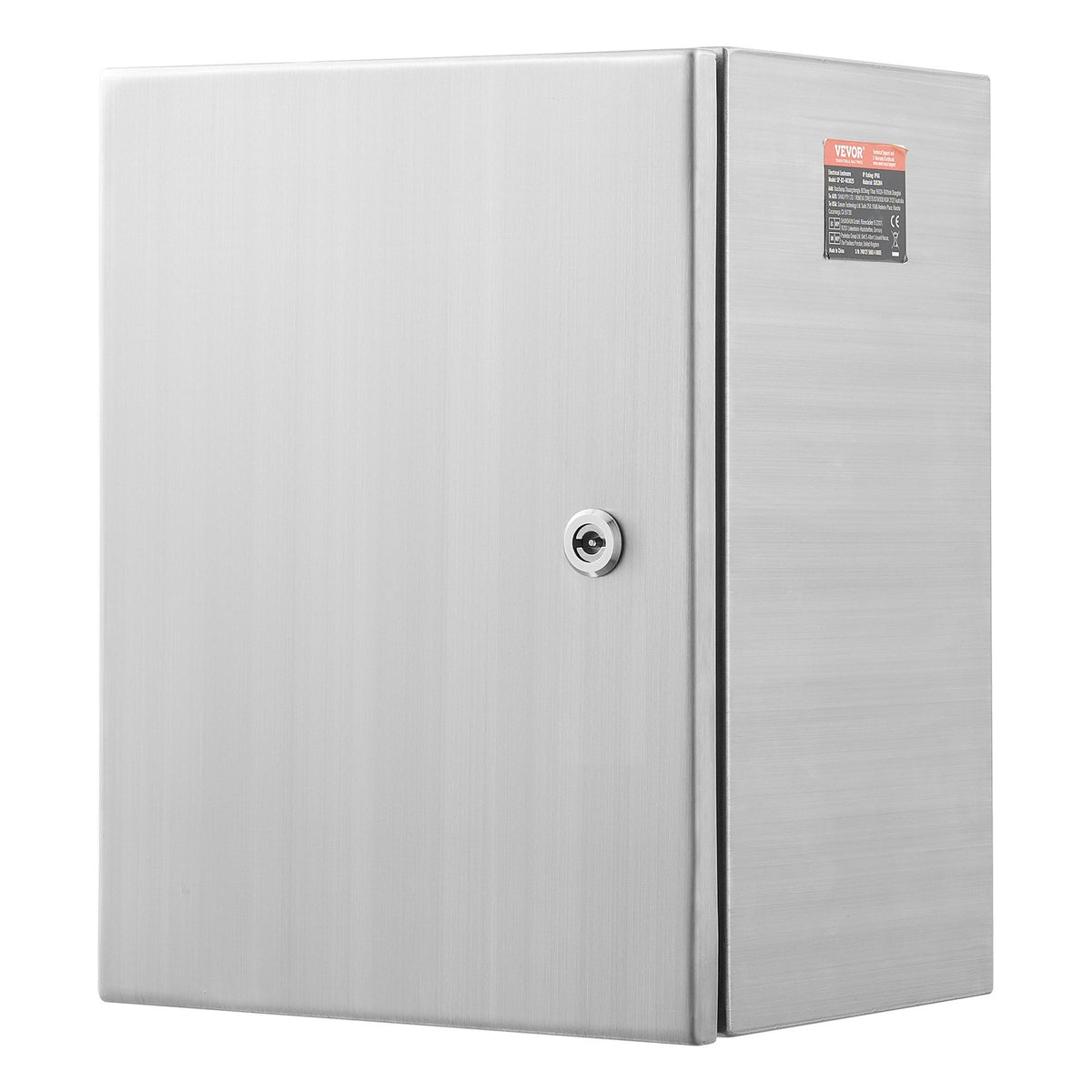 Steel Electrical Box, 40x30x25 cm, 304 Stainless Steel Electrical Enclosure Box, Wall-Mounted Outdoor V952-BXGDQX16X12XBMZY8V0