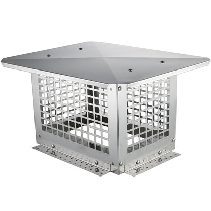 Chimney Cap 13" x 9" 304Stainless Steel Fireplace Flue Caps Cover Mesh V952-BXGFXPDYDGYS7SWWCV0