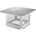 Chimney Cap 304.8 x 304.8mm, 304 Stainless Steel Fireplace Chimney Cover, Not Easily Toppled & Practical V952-BXGFXPDYDGYS8DSKIV0