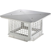 Chimney Cap 304.8 x 304.8mm, 304 Stainless Steel Fireplace Chimney Cover, Not Easily Toppled & Practical V952-BXGFXPDYDGYS8DSKIV0