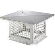 Chimney Cap 304.8 x 304.8mm, 304 Stainless Steel Fireplace Chimney Cover, Not Easily Toppled & Practical V952-BXGFXPDYDGYS8DSKIV0