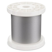 Wire Rope Kit, 1.59 mm 100.6 m 304 Stainless Steel Cable with 80 Sleeves and 20 Thimbles, 2KN Breaking V952-BXGGSS330FTBMD4CEV0
