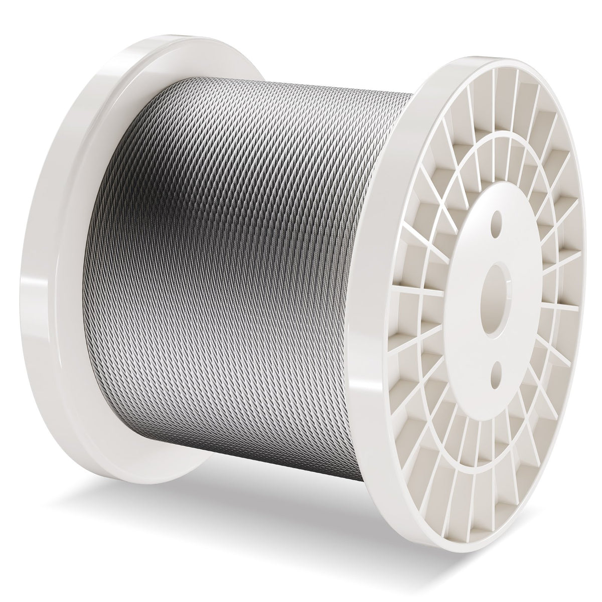 T316 Stainless Steel Cable 3.18mm 7x7 Steel Wire Rope 182.3m Cable Railing V952-BXGGSSBXG3160WC09V0