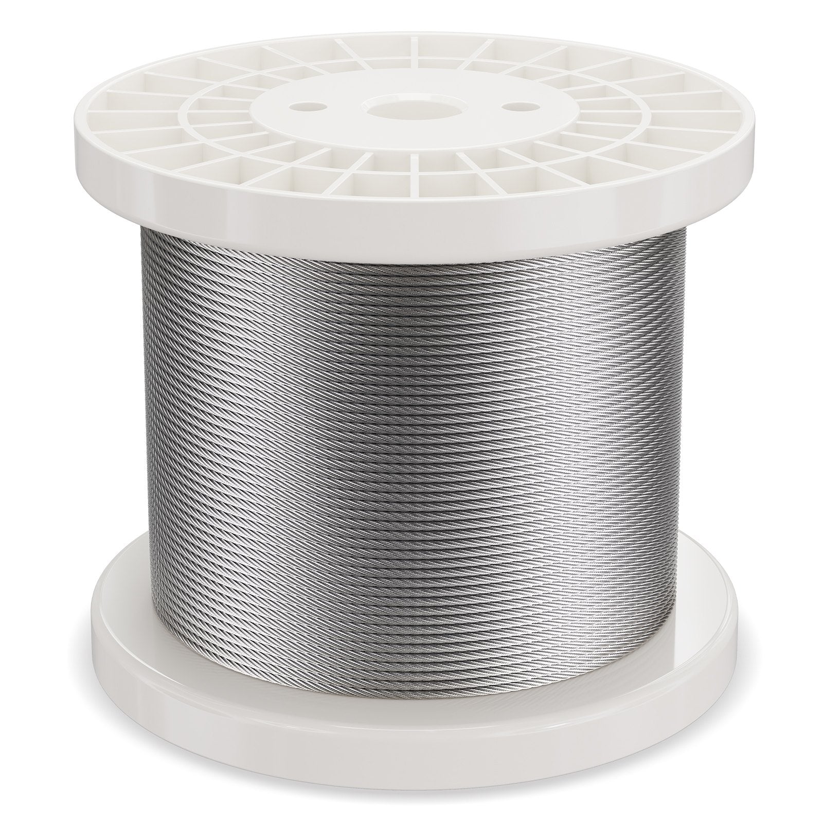 T316 Stainless Steel Cable 3.18mm 7x7 Steel Wire Rope 182.3m Cable Railing V952-BXGGSSBXG3160WC09V0