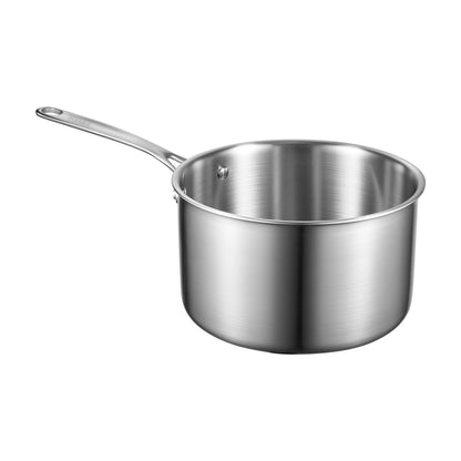 4 QT Saucepan, Stainless Steel Saucepan with Glass Lid, Multipurpose Nonstick Stainless Steel Small Cooking V952-BXGJG4QT1JTWFU824001V0