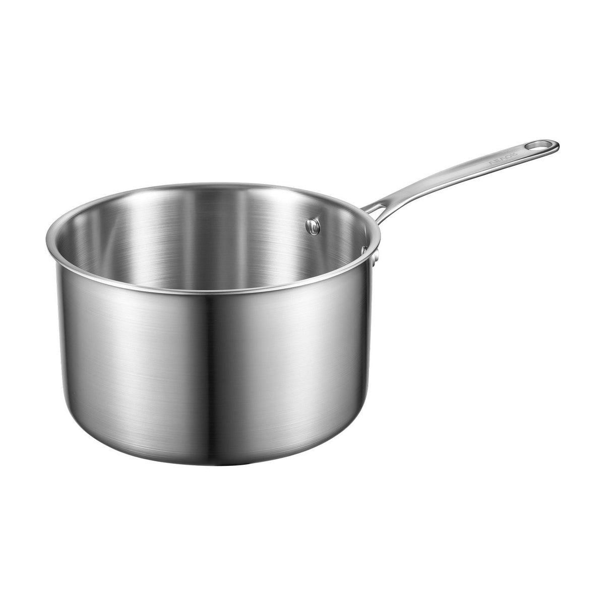 4 QT Saucepan, Stainless Steel Saucepan with Glass Lid, Multipurpose Nonstick Stainless Steel Small Cooking V952-BXGJG4QT1JTWFU824001V0