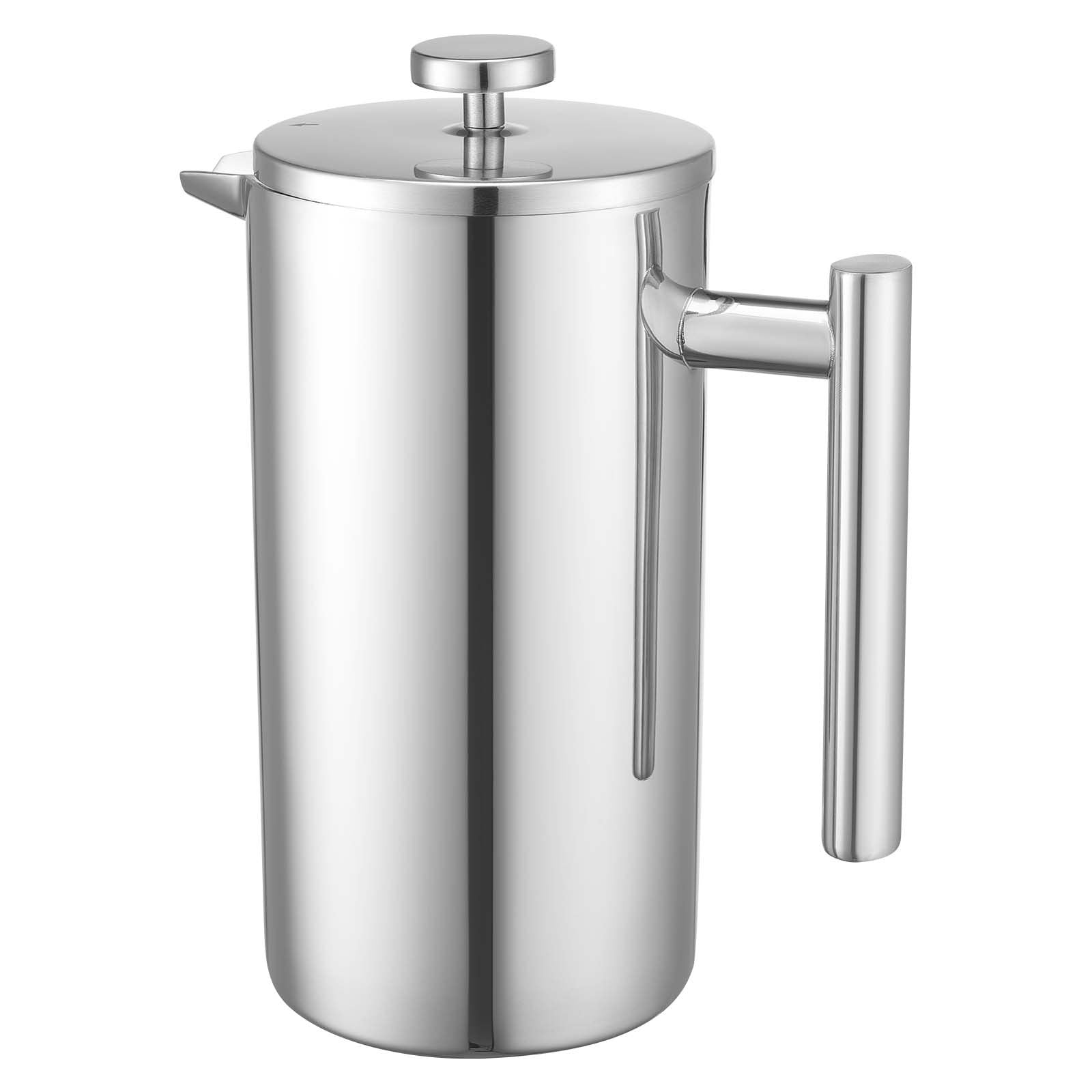 French Press Coffee Maker, 1.5 Liter Stainless Steel Coffee Press Tea Maker with Filter, Large Double Wall V952-BXGKFYHBXGYSXDLKO001V0