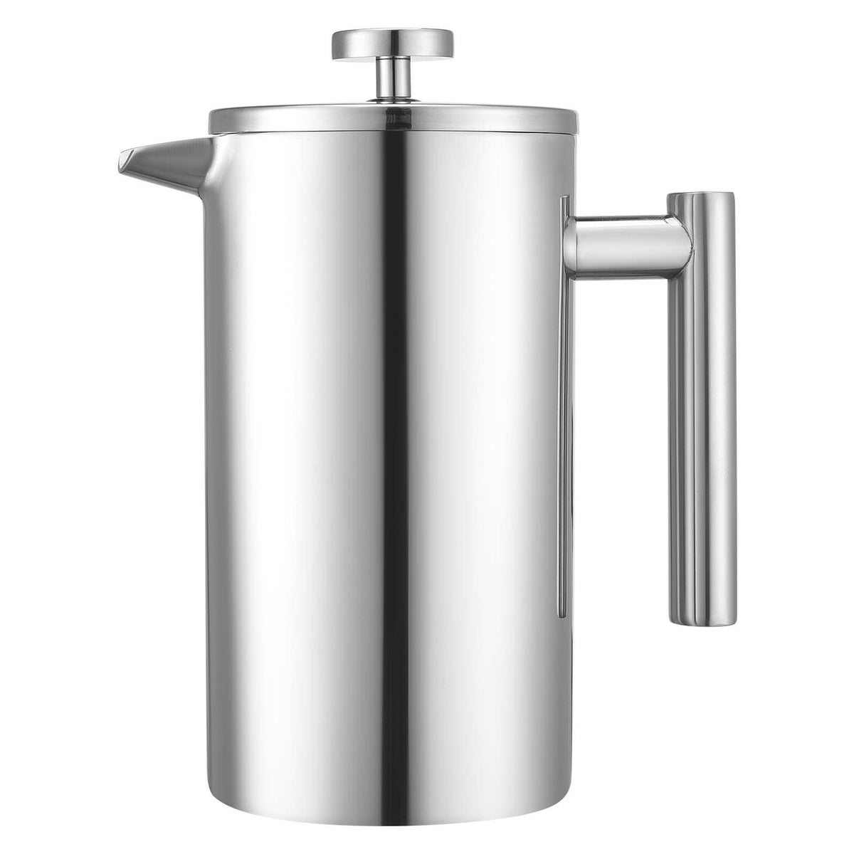 French Press Coffee Maker, 1 Liter Stainless Steel Coffee Press Tea Maker with Filter, Large Double Wall V952-BXGKFYHBXGYSZP2FL001V0