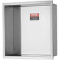 33.02 x 33.02 cm No Tile Shower Niche 304 Stainless Steel, Wall-Inserted Niche Recessed Double Shelves, V952-BXGLYBK1C13YZKIQ0V0