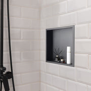 Shower Niche, 33.0 x 33.0 x 10.2 cm Recessed Wall Niche, Heavy-duty Stainless Steel Modern Soap & Shampoo V952-BXGLYBKHS1C1MYHU6001V0