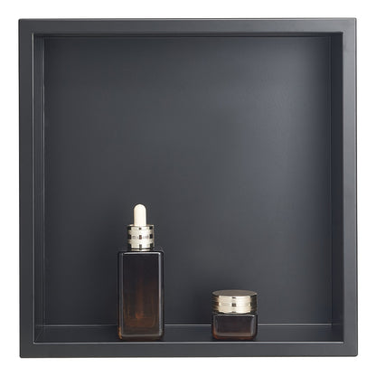 Shower Niche, 33.0 x 33.0 x 10.2 cm Recessed Wall Niche, Heavy-duty Stainless Steel Modern Soap & Shampoo V952-BXGLYBKHS1C1MYHU6001V0