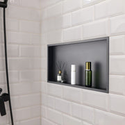 Shower Niche, 33.0 x 63.5 x 10.2 cm Recessed Wall Niche, Heavy-duty Stainless Steel Modern Soap & Shampoo V952-BXGLYBKHS1C1QL8XL001V0