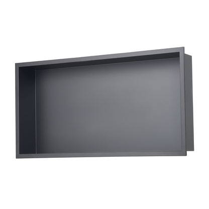 Shower Niche, 33.0 x 63.5 x 10.2 cm Recessed Wall Niche, Heavy-duty Stainless Steel Modern Soap & Shampoo V952-BXGLYBKHS1C1QL8XL001V0