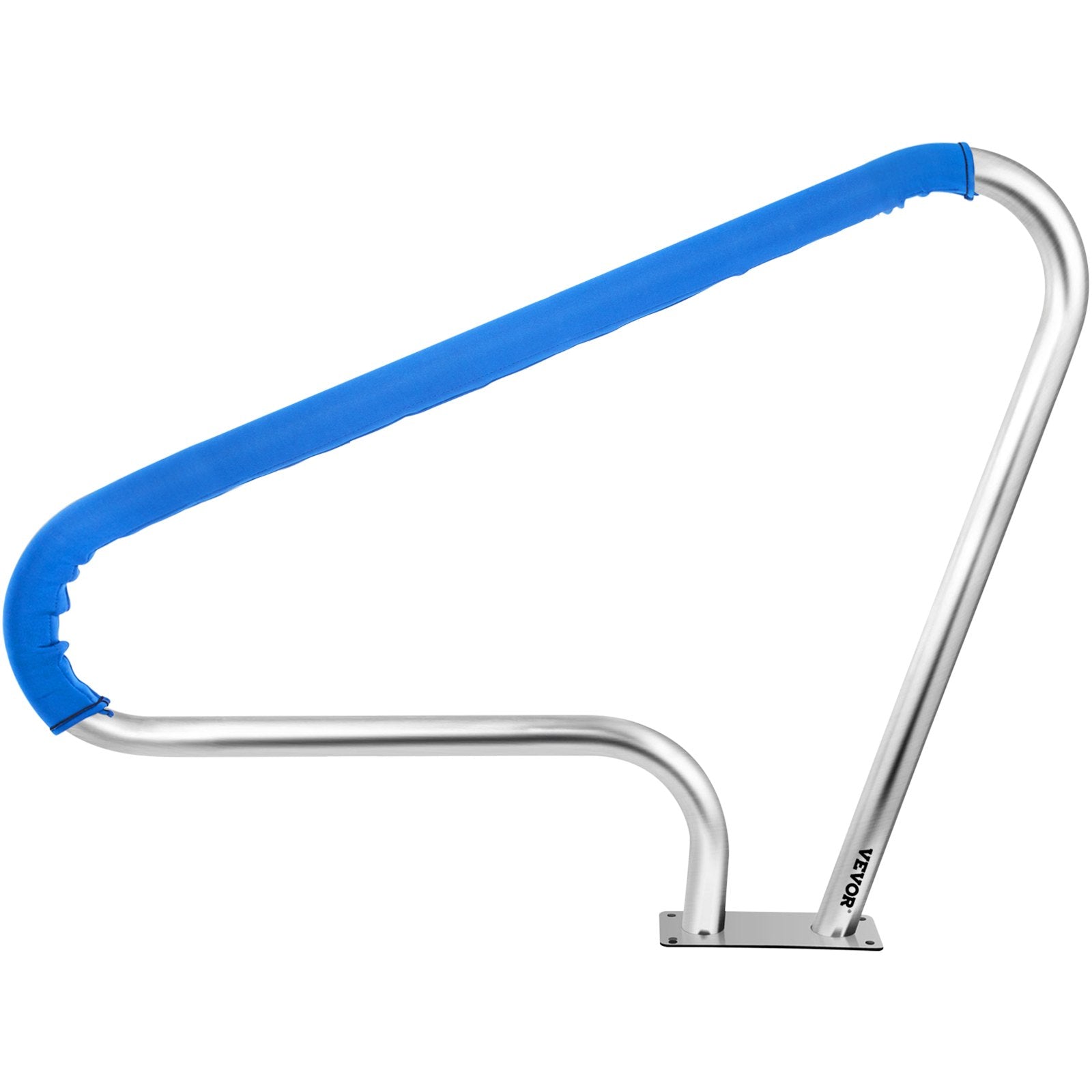 Pool Rail 48x36 Pool Railing 304 Stainless Steel 250LBS Load Capacity Silver Rustproof Pool Handrail V952-BXGYCFS3W48X36YC1V0