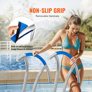 Pool Handrail 2 PCS 30x30in Stainless Steel with Base Plate for Spas V952-BXGYCFSDDB30FQ827V0