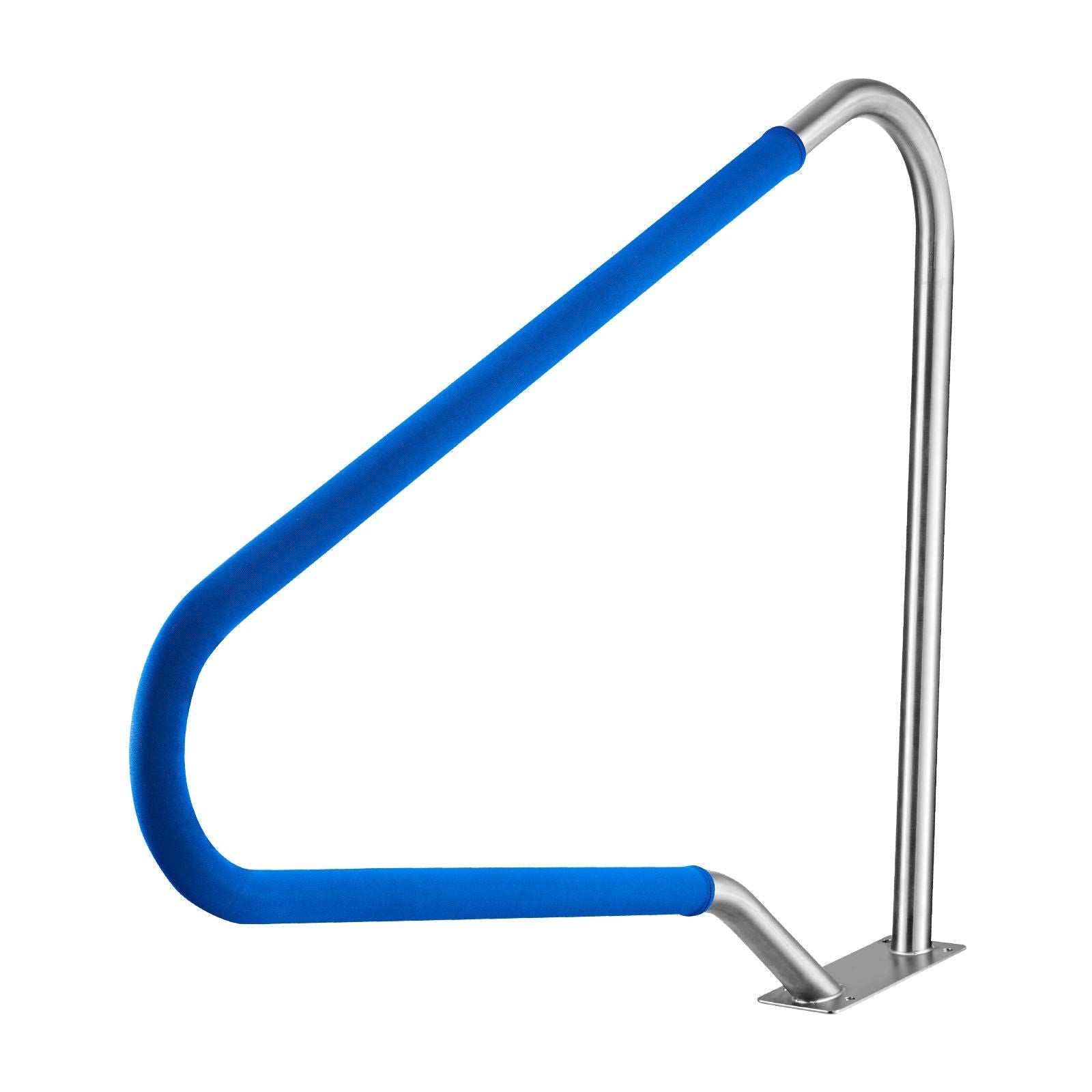 Pool Rail, 122 x 91.5 cm Pool Handrail, 100kg Load Capacity Heavy Duty 304 Stainless Steel Swimming Handrail, V952-BXGYCFSDDB4834UDG001V0