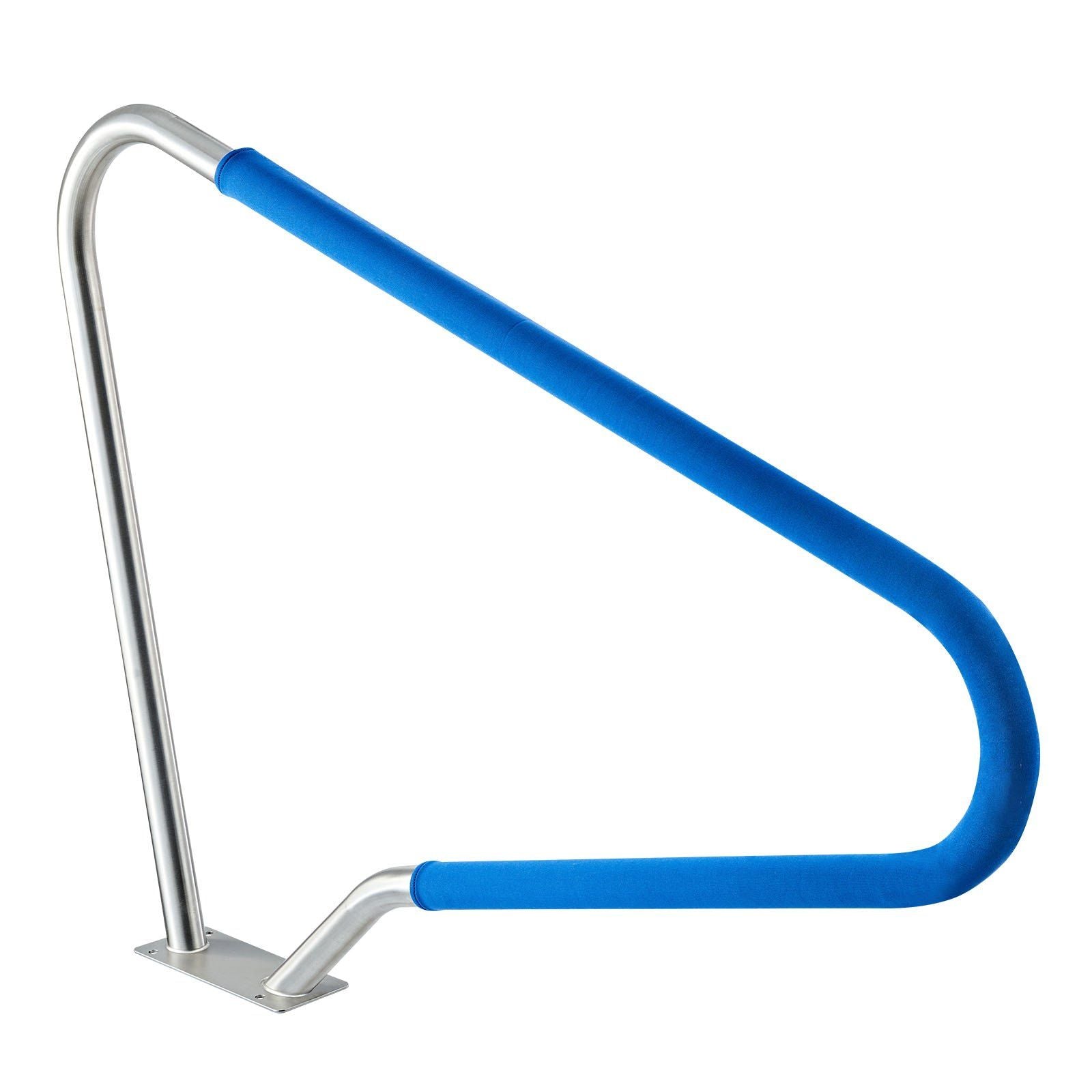 Pool Rail, 122 x 91.5 cm Pool Handrail, 100kg Load Capacity Heavy Duty 304 Stainless Steel Swimming Handrail, V952-BXGYCFSDDB4834UDG001V0