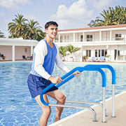 Pool Handrail 46 x 37 inch Stainless Steel (Pre-built) for Indoor/Outdoor V952-BXGYCFSYM4632HFCOV0