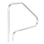 Pool Handrail 46 x 37 inch Stainless Steel (Pre-built) for Indoor/Outdoor V952-BXGYCFSYM4632HFCOV0
