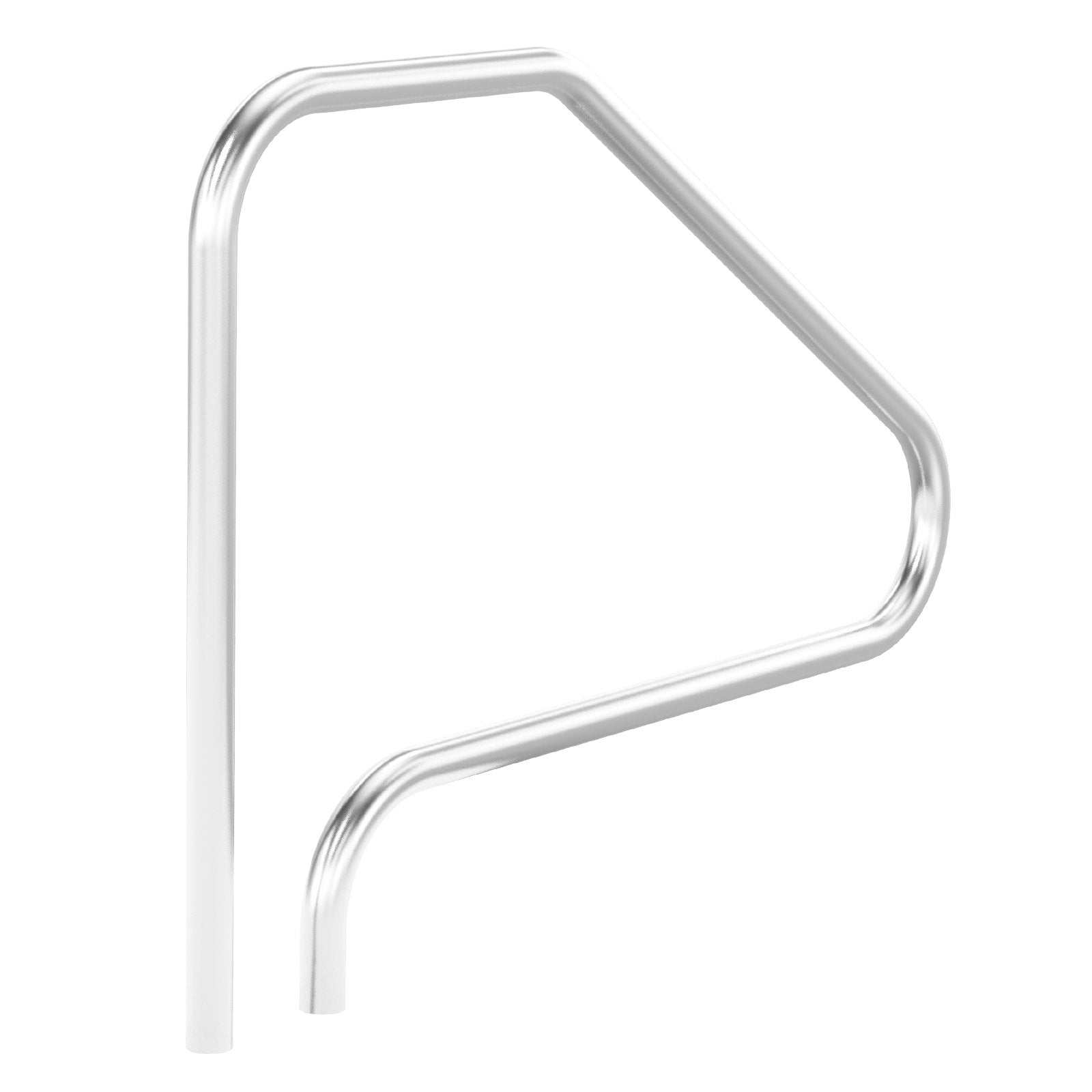 Pool Handrail 46 x 37 inch Stainless Steel (Pre-built) for Indoor/Outdoor V952-BXGYCFSYM4632HFCOV0