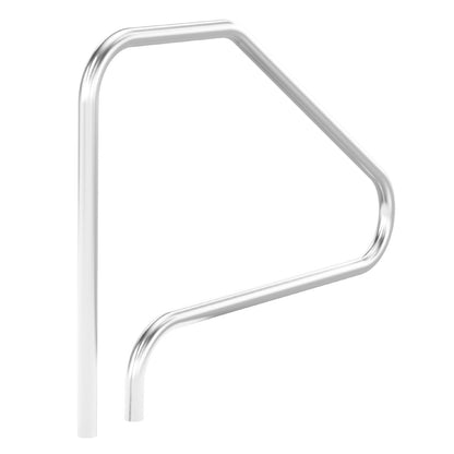 Pool Handrail 46 x 37 inch Stainless Steel (Pre-built) for Indoor/Outdoor V952-BXGYCFSYM4632HFCOV0