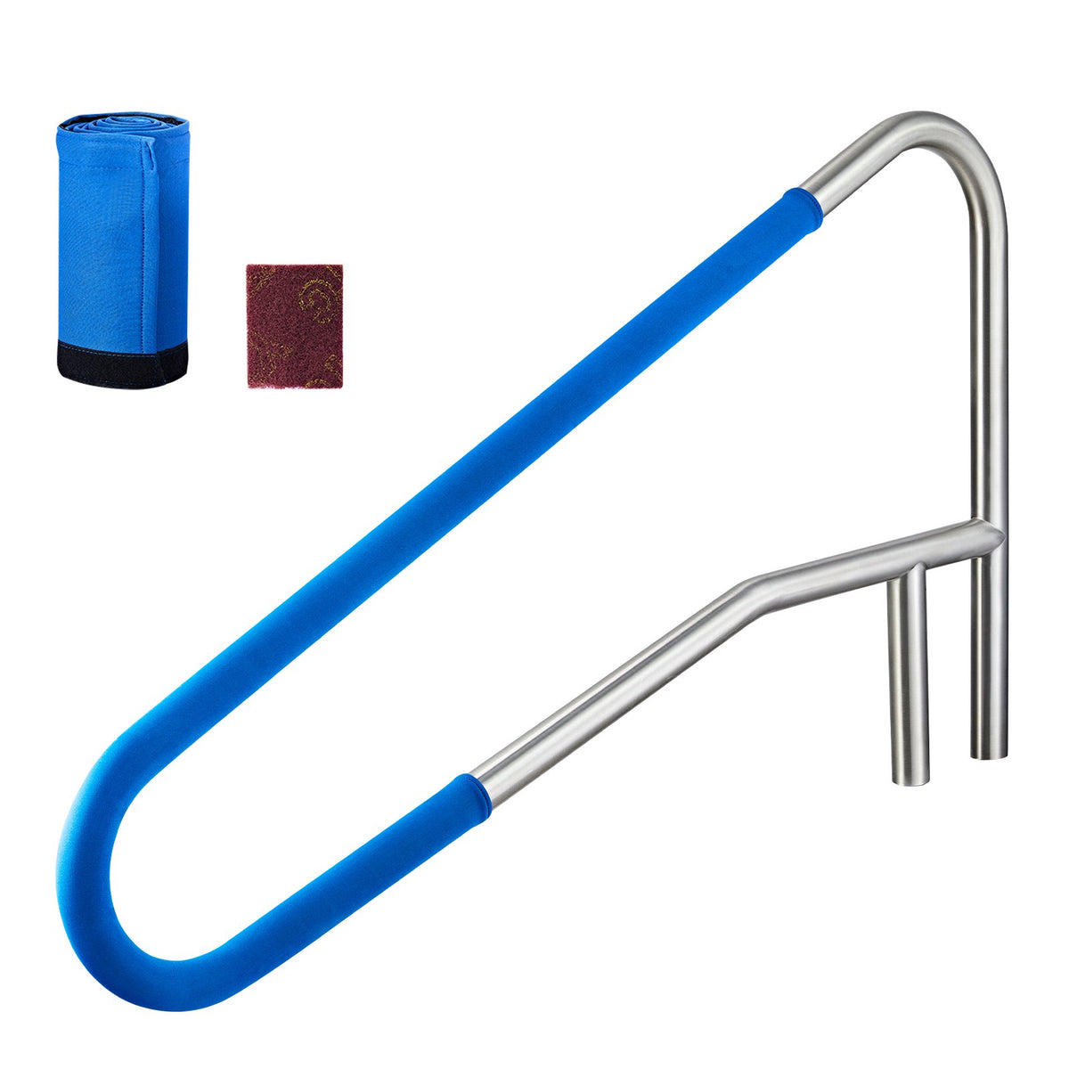 Pool Rail, 137.1 x 81.3 cm Pool Handrail, 100kg Load Capacity Heavy Duty 304 Stainless Steel Swimming V952-BXGYCFSYM543YO17Y001V0