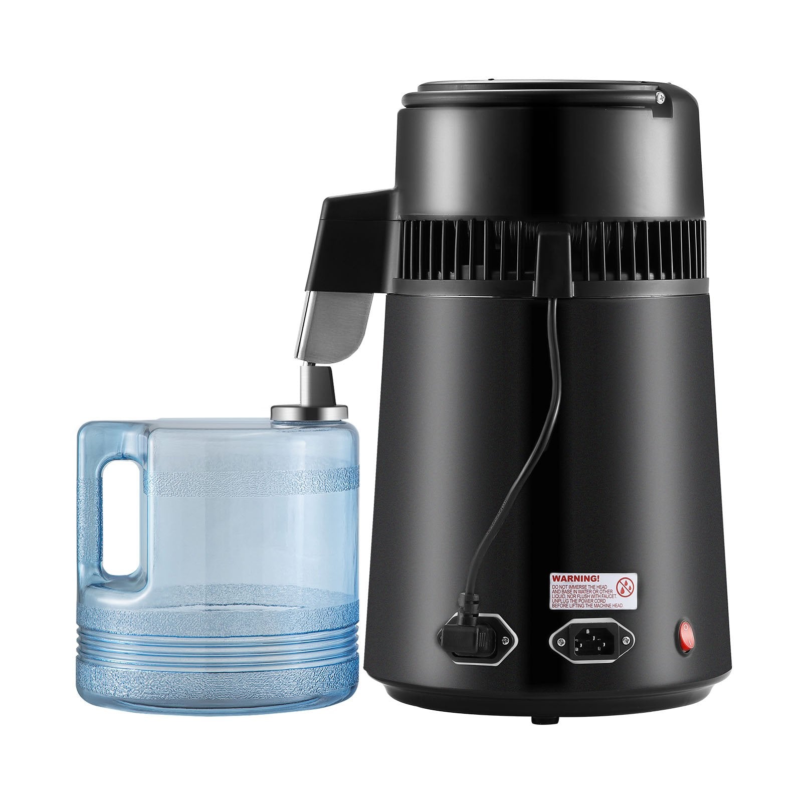 Water Distiller, 4L 1.05 Gallon Pure Water Purifier Filter For Home Countertop, 750W Distilled Water Maker, V952-BXGZLSJXB4LDCQHM3V3