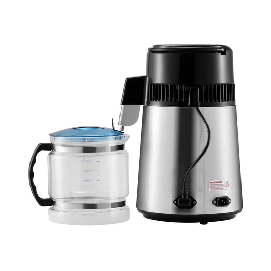 Water Distiller, 4L 1.05 Gallon Pure Water Purifier Filter For Home Countertop, 750W Distilled Water Maker, V952-BXGZLSJYS4LD2TK5LV3