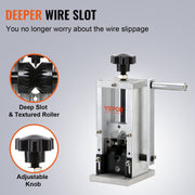 Manual Wire Stripping Machine, 0.06''-0.98'' Copper Stripper with Hand Crank or Drill Powered, Visible V952-BXJYSS11525MMZ4Z6V0