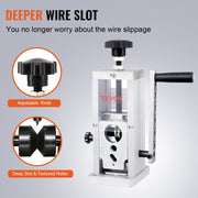 Manual Wire Stripping Machine, 0.06''-1.5'' Copper Stripper with Hand Crank or Drill Powered, Visible V952-BXJYSS11538MMUD21V0