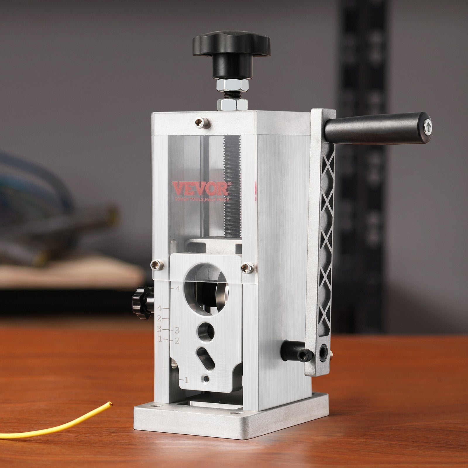 Manual Wire Stripping Machine, 0.06''-1.5'' Copper Stripper with Hand Crank or Drill Powered, Visible V952-BXJYSS11538MMUD21V0