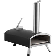 Outdoor Pizza Oven, 12" Wood Fired Pizza Ovens, Pellet Pizza Stove with Thermometer, Portable Pizza Maker for V952-BXPSL12YCKLPIX7UGV0