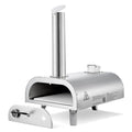 Pizza Oven Outdoor, 12" Pellet Pizza Oven, Portable Pizza-Stove with Built-in Thermometer, Wood Fired V952-BXPSLDNZWDJBYMH4A001V0