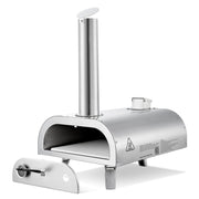 Pizza Oven Outdoor, 12" Pellet Pizza Oven, Portable Pizza-Stove with Built-in Thermometer, Wood Fired V952-BXPSLDNZWDJBYMH4A001V0