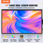 Laptop Screen Extender 14" HD 1080P Portable Monitor for 13"-17" Laptop V952-BXSDNXSQ14YCAKI6CV3