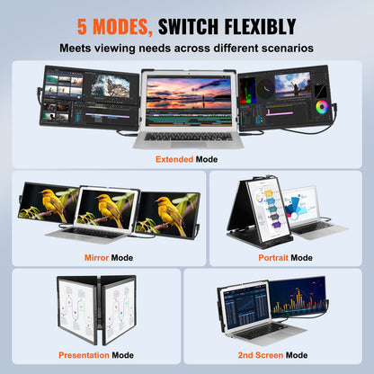 Laptop Screen Extender 14" HD 1080P Portable Monitor for 13"-17" Laptop V952-BXSDNXSQ14YCAKI6CV3